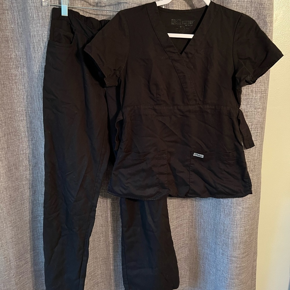 Black Grey’s Anatomy Scrub Set